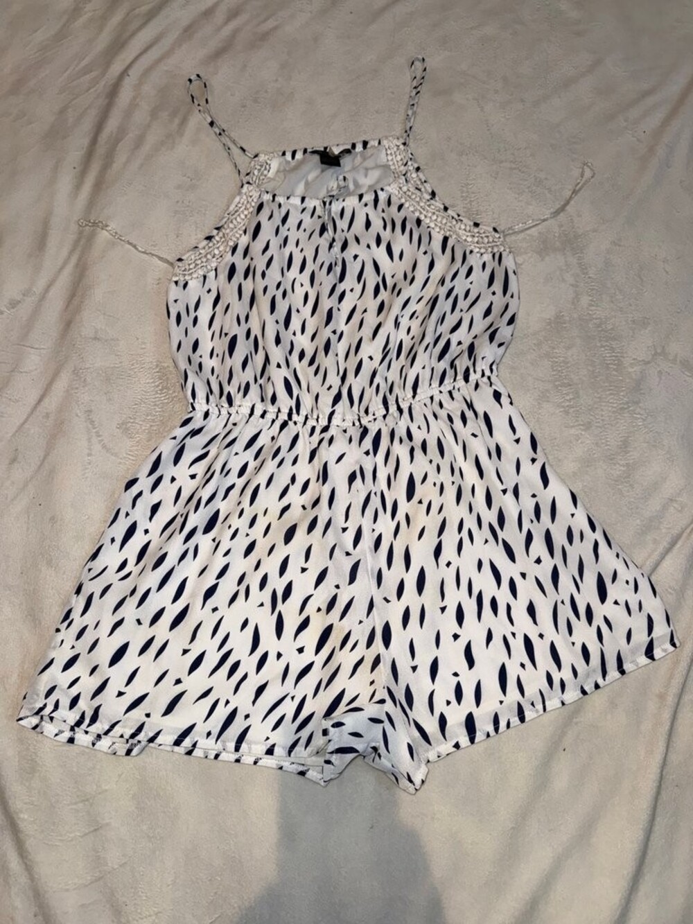 Caribbean Queen Women's Sleeveless Patterned Romper